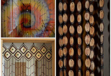 Фото - Бамбуковые шторы на дверной проем: особенности и варианты оформления интерьера