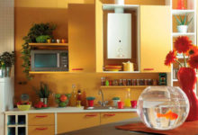 Фото - Газовый котел на кухне: как спрятать или вписать в интерьер