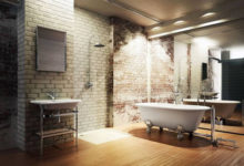 Фото - Оформление ванной комнаты под лофт: признаки стиля и варианты отделки