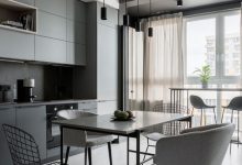 Фото - Как разместить на 40 кв. м кухню-гостиную, спальню, гардеробную и оставить свободное пространство: реальный пример