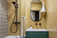 Фото - Акцентная стена в ванной: 6 потрясающих примеров от дизайнеров